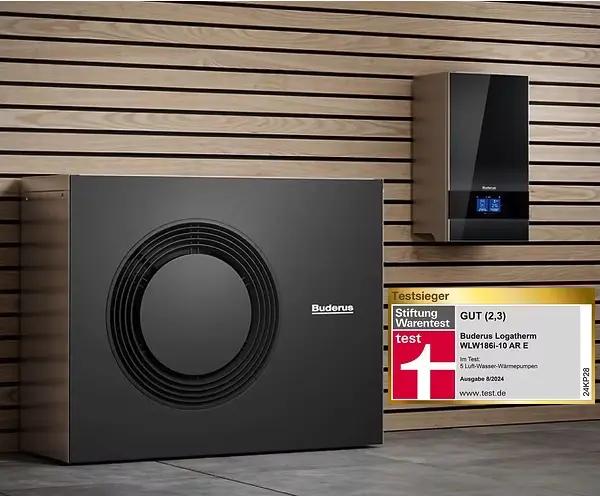 Buderus Wärmepumpen Qualitätssiegel für moderne und effiziente Heizsysteme mit geprüfter Systemkompetenz